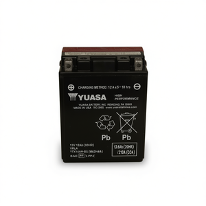 Batterie de moto Yuasa YTX14AH-BS 12V 12Ah haute performance VRLA - Product Image 3
