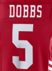 2024 dự Thảo Mới khâu áo bóng đá Mỹ San Francisco 14 Ricky pearsall 5 Josh <span class=keywords><strong>Dobbs</strong></span> - Product Image 3