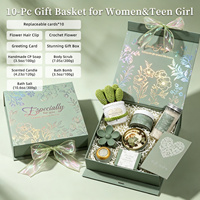 Coffrets cadeaux spa aux tons Morandi pour femmes, ensemble de bain relaxant, paniers cadeaux spa, ensemble de bain à domicile, coffret de soins personnels pour amies, adolescentes