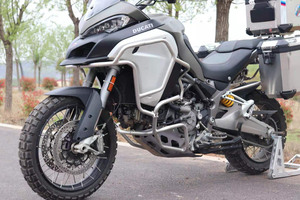 Barre de protection supérieure de moto en argent pour Multistrada <span class=keywords><strong>1260</strong></span>/MTS <span class=keywords><strong>1260</strong></span> <span class=keywords><strong>Enduro</strong></span> - Product Image 2