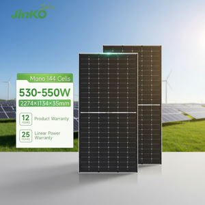 แผงโซลาร์เซลล์ <span class=keywords><strong>JINKO</strong></span> 590W JKM590N-72HL4-BDV-F8-EN แบบสองหน้าพร้อม UL & CSA สำหรับคลังสินค้าลาสเวกัส - Product Image 1