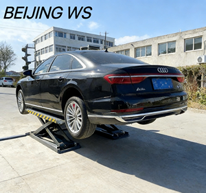 Elevador de Tijera Eléctrico Hidráulico Móvil de Doble Cilindro de 3500 kg <span class=keywords><strong>para</strong></span> Coches, Portátil, con Bloqueo de Seguridad <span class=keywords><strong>para</strong></span> Vehículos, <span class=keywords><strong>para</strong></span> Cambio de Neumáticos y Reparación de Frenos - Product Image 6