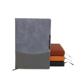 Biểu tượng tùy chỉnh A5/B5 bìa cứng stitchedpu Da Nhật ký máy tính xách tay với may RÀNG BUỘC - Product Image 5