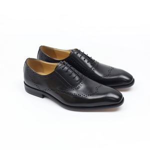 Genuine Mens Dress Formal Shoes Casual Oxford Genuine Leather - Product Image 1