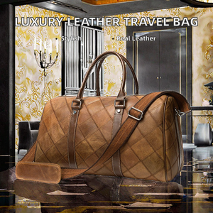 กระเป๋าเดินทางแบบถือสะพายไหล่หนัง PU คุณภาพสูง ดีไซน์หรูหรา แฟชั่น พร้อมโลโก้สั่งทำพิเศษ สำหรับทุกเพศ  พร้อมซิปปิด - Product Image 2