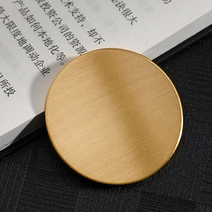 Доступная форма 30 мм 40 мм 45 мм 50 мм по индивидуальному заказу металлическая цветная заготовка Латунь Медный сплав штамповочные круги пустая монета для лазера - Product Image 3