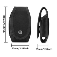 Pochette tactique pour menottes à fermeture éclair à dégagement rapide, étanche en polyester, support portable pour menottes pour ceinture de service, chasse et entraînement