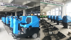Professional DQX56A Industrial Washing <b>Machine</b> Automatic <b>Walk</b>-On Floor Scrubber With 24v New Condition Factory Supermarket Clean - Product Image 4