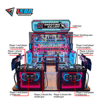 Nouveau produit phare : Simulateurs de jeux d'arcade de tir avec effets sonores stéréo, lumières clignotantes et structure métallique anglaise, garantie qualité.