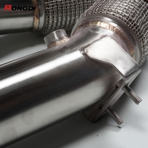 Tuning Exhaust Downpipe for BMW X3M/X4M F97/F98 3.0T 2019-2023 Free Flow Stainless Steel Exhaust Pipe Car Exhaust System - Product Image 2