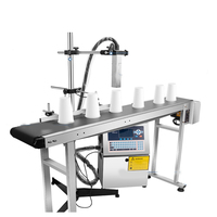 Imprimante à jet d'encre continu YAOMATEC pour le codage automatique par lots, date, heure, numéro, logo, étiquette, pour bouteilles en verre et en plastique
