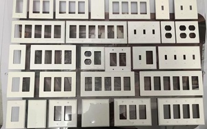 Barep White Durable PC 1 Gang <strong>Light</strong> Electrical <strong>Switch</strong> Panel Wall Plate Outlet <strong>Cover</strong> for Socket <strong>Switch</strong> - Product Image 4