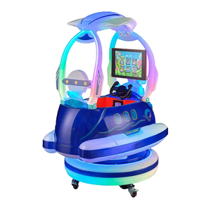 Consola de juegos para niños al por mayor, coche Mecedor eléctrico giratorio que funciona con monedas para niños - Product Image 4