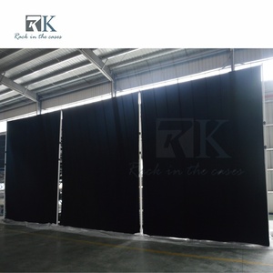 High Quality Wedding Background Aluminum Pipe and Drape Kit Backdrop for Trade show Booth Wedding Decor - Product Image 5