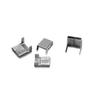 Clips de cerclage fendus en acier inoxydable 316L de qualité industrielle, largeur 19/25/40 mm, poli, résistant aux températures extrêmes - Product Image 4