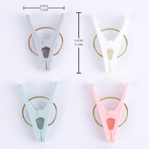 <span class=keywords><strong>Épingle</strong></span>s en plastique quatre couleurs pour vêtements <span class=keywords><strong>Petite</strong></span> pince pour vêtements Séchage des sous-vêtements Tissu Couleurs mélangées avec sacs - Product Image 2