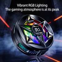 Refroidisseur de téléphone magnétique TL34 avec clip dorsal, affichage numérique RGB, 4 vitesses de refroidissement pour le gaming et le streaming en direct