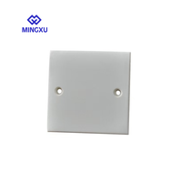 Plaque murale double durable en PVC 86x86 pour boîtier de jonction, interrupteur électrique et prise murale pour l'amélioration de l'habitat