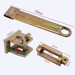 केस कार्टर हैवी ड्यूटी स्टील ट्रॉली स्टेशन के सामने और रियर हुक टर्नओवर रैक लोडिंग ट्रैक्टर ट्रेलर को हुक हैच - Product Image 3