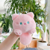 Nouveau Porte-clés TikTok BIBI Cat Planet Bestie, Petit Pendentif de Sac en Peluche pour Deux Personnes, en Tissu Polyester Coton et Coton PP