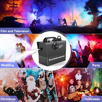 Machine à fumée portable rechargeable Topflashstar 400W avec télécommande sans fil pour effets de scène, mariage, fête, DJ, discothèque