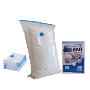 Transparent Nylon Clothes Organizer Bag Compressed Storage Bag for Bedding Plastic Sealer Bag Space Saver Home Storing
