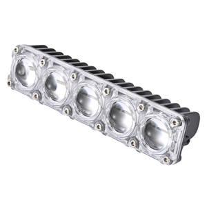 Fünf-Linsen-Streifen-LED-Motorrad-Zusatzlicht mit transparenter Linsenabdeckung und Aluminium-Kühlkörper für Dirt Bike, ATV, UTV und Offroad-Beleuchtung - Product Image 4