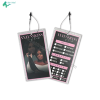 Étiquettes Suspendues Personnalisées pour Vêtements et Extensions Capillaires, Étiquettes de Prix en Papier Luxe Avec Logo pour Perruques, Jeans, Vêtements