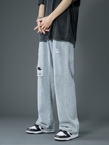 <span class=keywords><strong>กางเกง</strong></span><span class=keywords><strong>ยีน</strong></span><span class=keywords><strong>ส์</strong></span><span class=keywords><strong>ขาด</strong></span><span class=keywords><strong>ขา</strong></span>กว้างกางเกงขายาวขนาดกลาง, คอลเลคชั่นใหม่ฤดูใบไม้ผลิ - Product Image 5