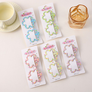 Pinzas para el cabello Dopamine con forma de corazón, 10 cm, pinza BB para mujeres y niños, uso diario, alta calidad, hecho en China - Product Image 1