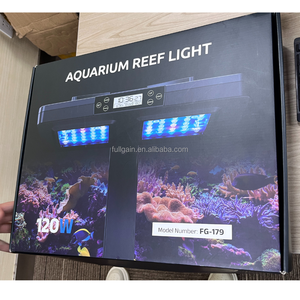 Fullgain fg179 120W chế độ hẹn giờ quang phổ đầy đủ nước mặn rạn san hô biển nước mặn hồ cá đèn <span class=keywords><strong>LED</strong></span> với tiếng ồn thấp Fan - Product Image 1