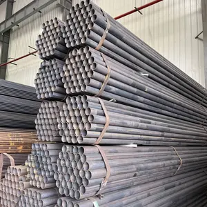 Black Hollow Section Carbon Steel Q235 Round Metal Tube Carbon Steel Pipe Tube