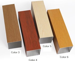 RD Alu Wood Effect <strong>Aluminum</strong> <strong>Profiles</strong> <strong>6061</strong> <strong>6063</strong> T5 T6 Wood Finish <strong>Aluminum</strong> Extrusion Custom Supplier - Product Image 3