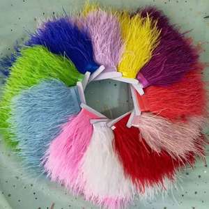 Flecos de Plumas de <span class=keywords><strong>Avestruz</strong></span> Teñidas de Alta Calidad de Fábrica, 57 Colores, 10-15 cm, para Bodas, Disfraces, Manualidades, Accesorios de Costura - Product Image 6