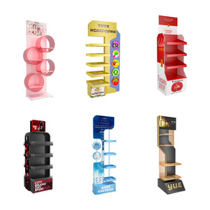 Présentoirs métalliques Yuexin YX0804 sur mesure, étagères à panneaux perforés détachables sur pied pour usage commercial - Product Image 1