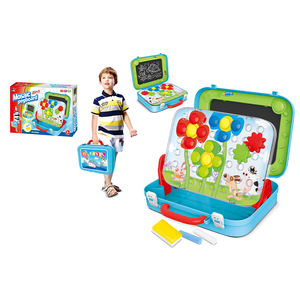 Graffiti Schrijfbord <span class=keywords><strong>2</strong></span> In 1 Tekentafel Speelgoed Kinderen Tekentafel Kinderen Kleurrijke Puzzel Magnetische Plastic Tekentafel - Product Image 2