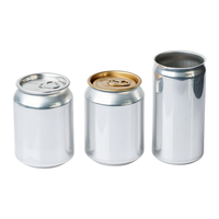 Vente en gros de canettes en aluminium personnalisées pour boissons 190ml/250ml/330ml/355ml/500ml, canettes en aluminium élégantes, canettes en aluminium vides pour boissons gazeuses