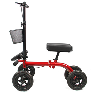 10 дюймовых запасных частей пневматический коленный сустав Уолкер колесиков ортопедические вспомогательные приспособления для ходьбы ноги коленный скутер Уолкер для восстановления хирургии - Product Image 3