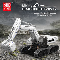 Mould King 17079 1:8 Excavatrice de science-fiction Série Ingénierie 3195 pièces Briques Modèle Jouets DIY pour Adultes Cadeau Ensembles de Blocs de Construction