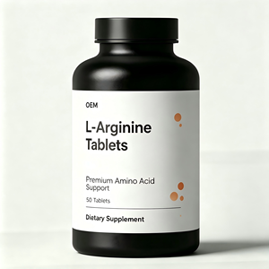 Tabletas de L-Arginina de Fábrica OEM para Mejorar el Flujo Sanguíneo y la Función Vascular con Certificación ISO, HALAL y GMP - Product Image 1