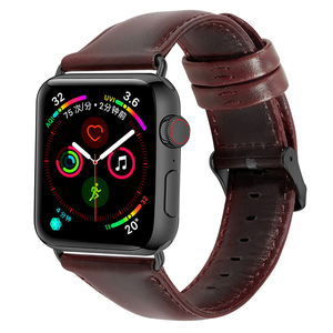 Creeda — bracelet de montre en <span class=keywords><strong>cuir</strong></span>, pour <span class=keywords><strong>Apple</strong></span> - Product Image 1