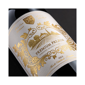 Adesivo su misura in <span class=keywords><strong>PVC</strong></span> rame adesivo adesivo <span class=keywords><strong>trasparente</strong></span> timbro a caldo argento <span class=keywords><strong>etichette</strong></span> personalizzate per il confezionamento del vino - Product Image 5