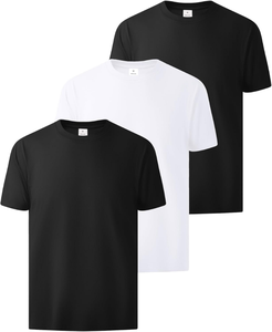 Camiseta Unisex de Algodón 100% Personalizada al por Mayor, 200g, Lisa, con Impresión de Logotipo por Transferencia de Calor, 50 Colores, Alta Calidad - Product Image 1