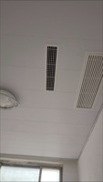 Grille d'aération double déflection en ABS, taille de l'ouverture 900*130mm, réglable, pour plafond et mur, système HVAC