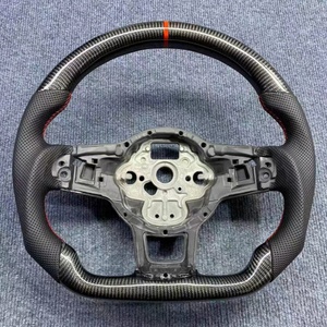 Volant en fibre de carbone forgé avec écran LED pour Volkswagen <span class=keywords><strong>Golf</strong></span> VW <span class=keywords><strong>Golf</strong></span> 6 <span class=keywords><strong>Golf</strong></span> 7 MK6 MK7 5GTI Polo GTS GTD <span class=keywords><strong>GT</strong></span> ER CCR-line - Product Image 3