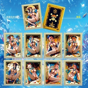 Cartes à collectionner en gros, collection complète, personnages d'anime <span class=keywords><strong>sexy</strong></span> Hancock Nami <span class=keywords><strong>Robin</strong></span>, cartes à échanger Goddess Story Waifu, jeu de société, jouet - Product Image 5