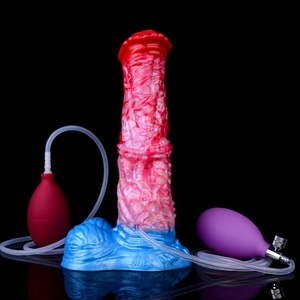 Big Knot Inflatable Squirting Dildo Thick Silicone Strap on Anal Plug Fantasy Sex <b>Toys</b> <b>for</b> Women G Spot and <b>Men</b> Gay Couples - Product Image 3