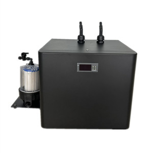 पोर्टेबल वाई-फाई आइस स्नान टब 1/3hp पानी चिलर चिकित्सा और पूल उपयोग के लिए सभी काले ठंडे डुबकी चिलर उपकरण - Product Image 3
