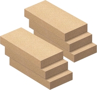 Brique réfractaire thermique en mullite à haute teneur en alumine, brique isolante légère en perlite, matériau en pierre pour fours à gaz, four durable