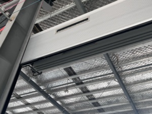 Rideau PVC à cadre en acier, empilage automatique de <span class=keywords><strong>porte</strong></span> de Garage d'<span class=keywords><strong>avion</strong></span> - Product Image 3